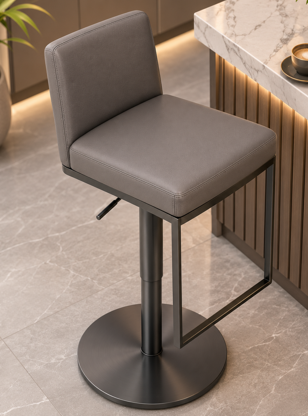 DKC12210-13 bar stool – Black-Gray