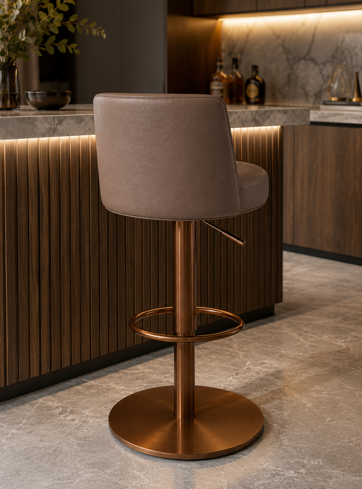 DKC12215-11 bar stool – Rose Gold