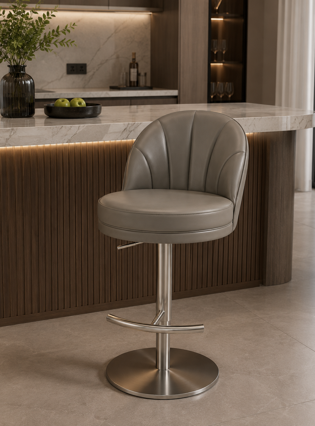 DKC12218A-59 bar stool – Gold