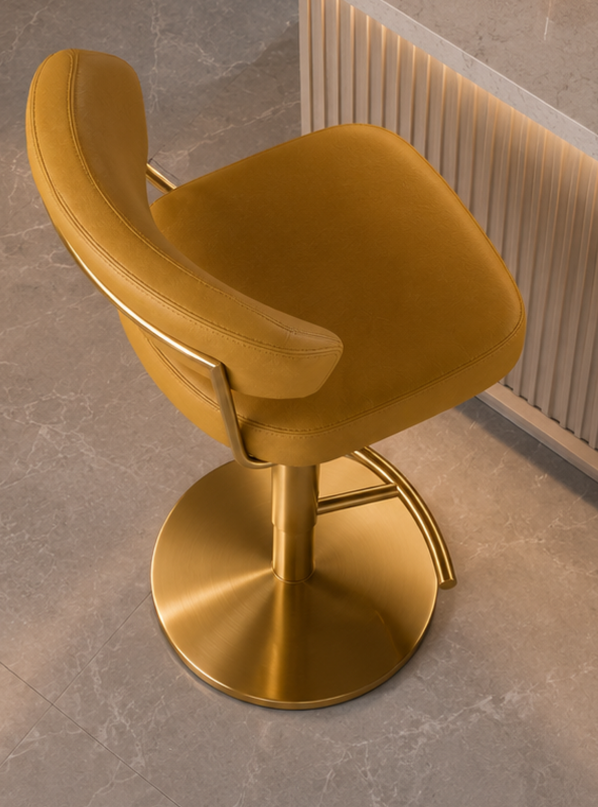 DKC12218A-930 bar stool – Gold