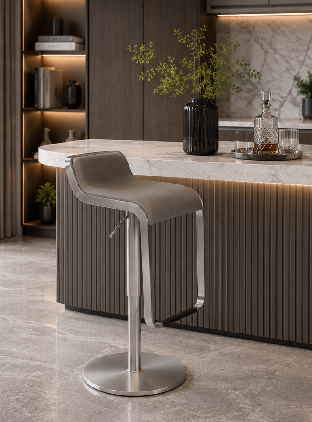 DKC12222-08 bar stool – Silver