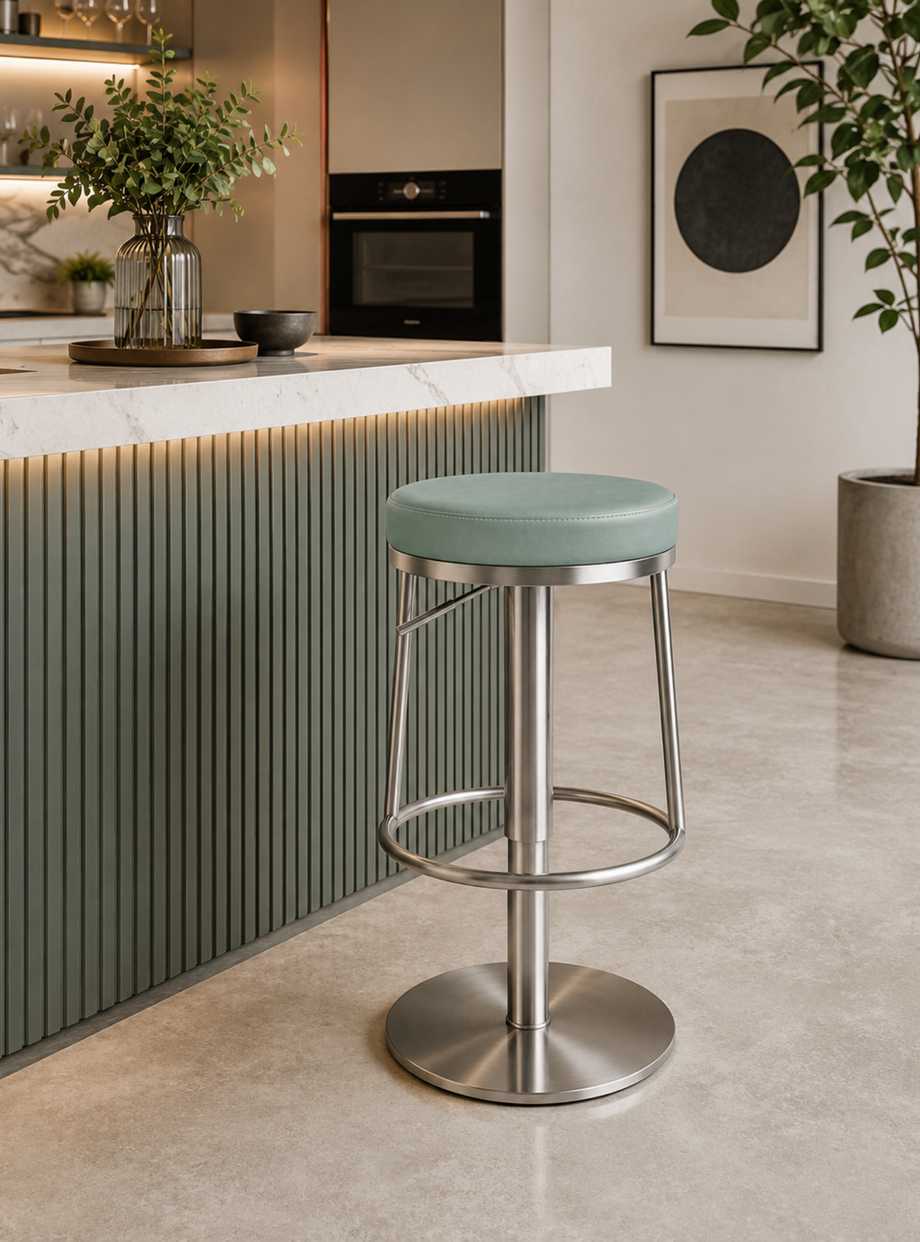 DKC12242-42 bar stool – Silver