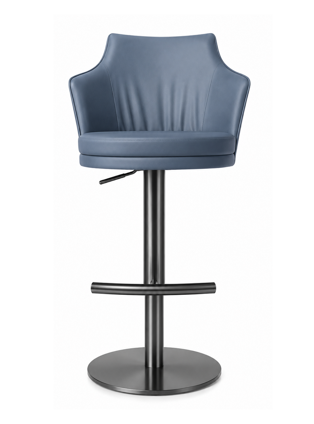 DKC12429-53 bar stool – Black-Gray – Round Base