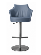 DKC12429-53 bar stool – Black-Gray – Round Base