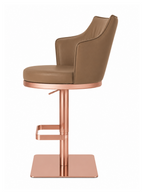 DKC12429-53 bar stool – Rose Gold – Square Base