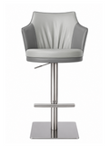 DKC12429-53 bar stool – Silver – Square Base