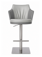 DKC12429-53 bar stool – Silver – Square Base