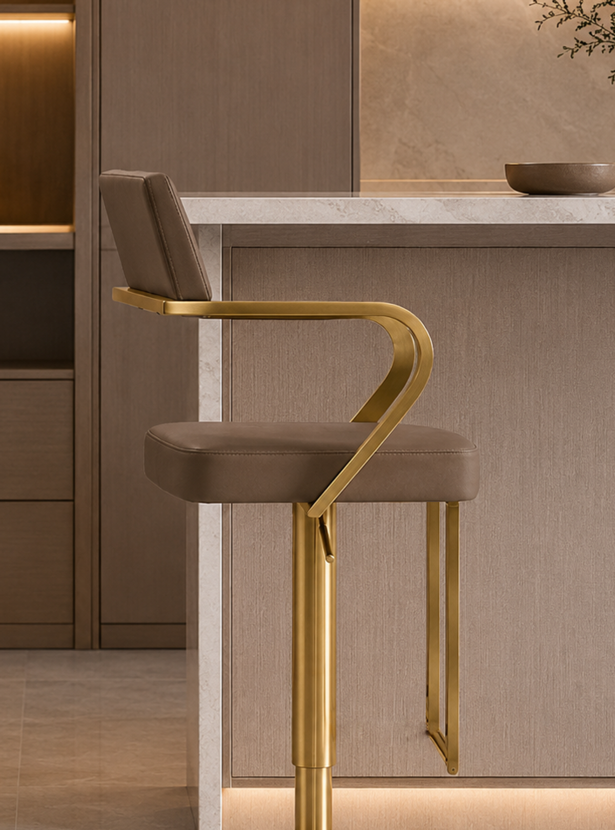 DKC12445-50 bar stool – Gold