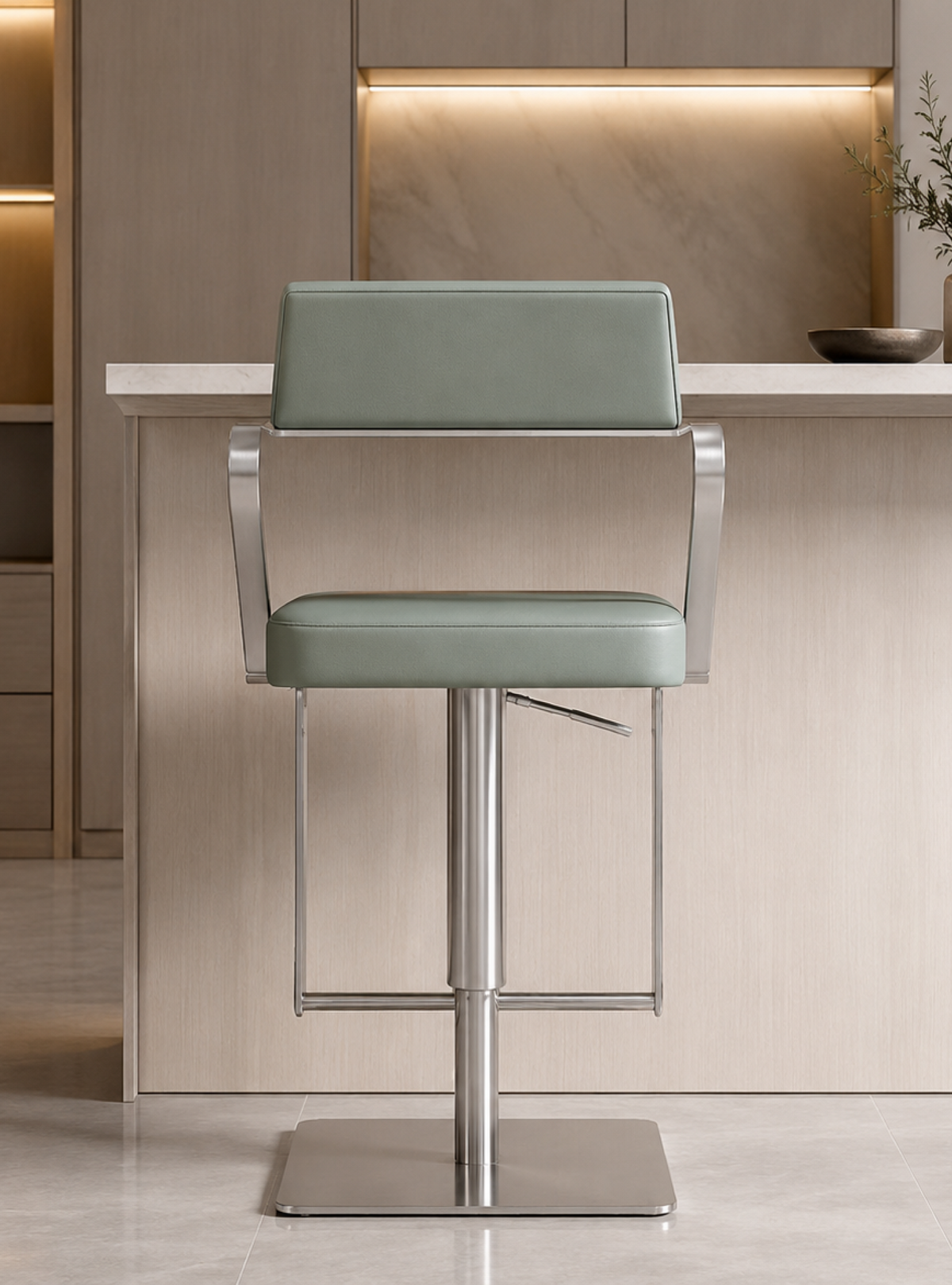 DKC12445-50 bar stool – Silver